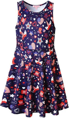 Girls Sleeveless Dresses Unicorn Outfits Clothes for Kids in Saudi Arabia