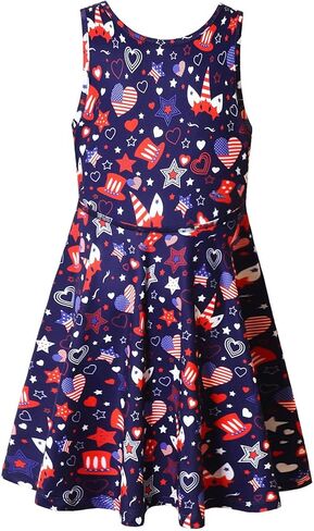 Girls Sleeveless Dresses Unicorn Outfits Clothes for Kids in Saudi Arabia