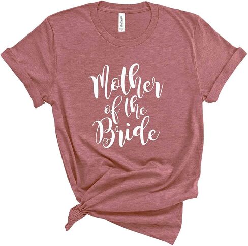 Mother of The Bride Shirt. Mother of The Groom Shirt. Unisex T-Shirts for Mom of The Bride and Groom in Saudi Arabia