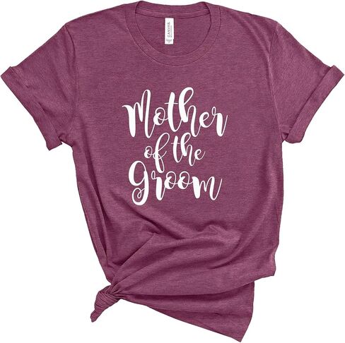 Mother of The Bride Shirt. Mother of The Groom Shirt. Unisex T-Shirts for Mom of The Bride and Groom in Saudi Arabia