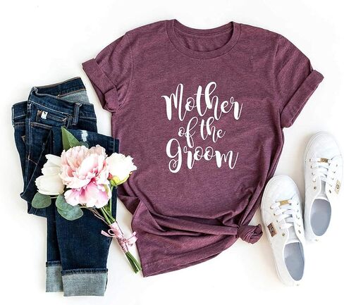 Mother of The Bride Shirt. Mother of The Groom Shirt. Unisex T-Shirts for Mom of The Bride and Groom in Saudi Arabia