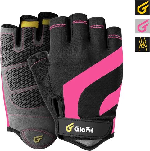 قفازات لركوب الدراجات من كانسون، قفازات لركوب الدراجات الجبلية للرجال/النساء مع وسادة ماصة للصدمات، نصف إصبع ومضادة للانزلاق للرياضات الخارجية، ركوب الجبال in Kuwait