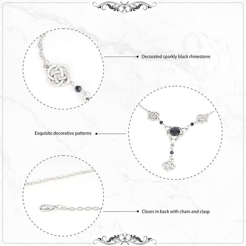 طقم غطاء للرأس بتصميم أذني قزم مع خماسية من فريش مي - عصابة رأس متدلية على شكل أذني قزم وسلسلة رأس من الخرز الكريستالي على شكل أذن in Saudi Arabia