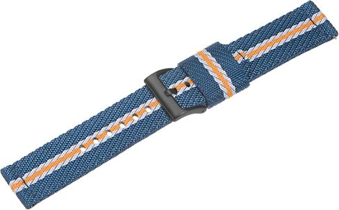 HARFINGTON Multi-sizes Nylon Watch Band Premium Nylon Strap for Men, Soft and Comfortable Replacement Canvas Watchband in Kuwait