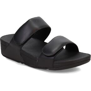FitFlop Women's LULU Adjustable Leather Slides