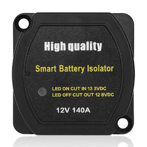12V 140Amp Dual Battery Isolator Dual Battery Controller Dual Battery Switch for RV Yacht