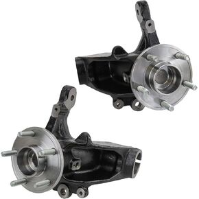 TRQ Steering Knuckle Assembly Kit Compatible with 2012-2018 Ford Focus