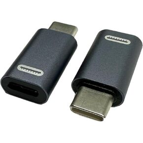 2Pack Lightning to USB C Adapter for Apple Charger for iPhone 15 Charger for iPhone 15 Pro Charger Fast Charging and Data Transfer, L2C001
