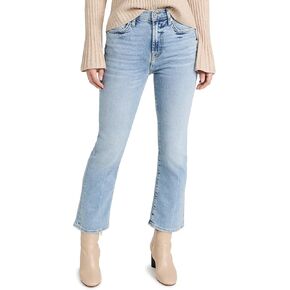 7 For All Mankind Women's High-Waisted Slim Kick Fit Jeans in Must