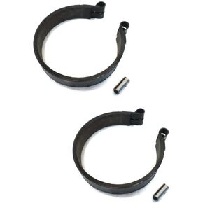 (2 Pack) 4 Inch BRAKE BAND with PIN for Go Kart Cart Go-Cart Minibike Mini Bike ATV 4"