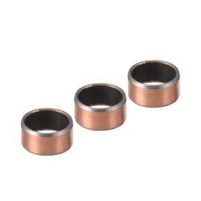 3pcs 1006 Sleeve Bearings - [10mm Bore Dia x 12mm OD x 6mm Length] Wrapped Oilless Bushings for Sliding Movements of Machinery Use