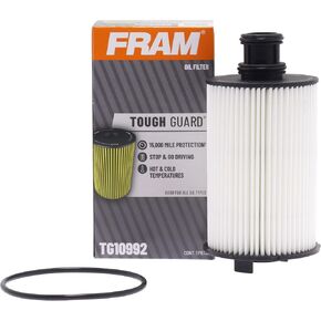 FRAM Tough Guard Replacement Oil Filter TG10992 with SureGrip, Designed for Interval Full-Flow Conventional and Synthetic Oil Changes Lasting Up to 15K Miles (Pack of 1)