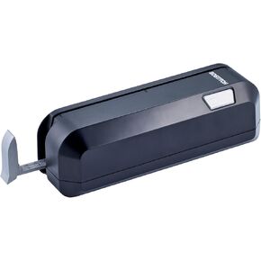 Bostitch Office Electric 3-Hole Punch, Dual Paper Loading, Heavy Duty, Jam-Free 20 Sheet Capacity, AC Adapter or Battery Powered, Space Saving, Black, (EHP20-BLK)