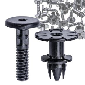 Rexka 15 Sets Rocker Panel Molding Pins & Grommets Kit for BMW E90 E91 E92 E93 E88 E81 E82 E87 E06 F12 F1 X1 X6 07147122913 07147122912