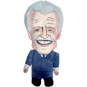 8" Plush Joe Biden Squeak Dog Toy - Hilarious Political Pet Chew Toy for Dogs and Cats, Perfect for Fetching, Chewing, and Cuddling - Built-in Squeaker for Non-Stop Pet Entertainment and Laughs
