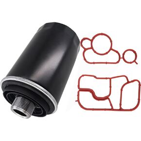 Oil Filter & Oil Cooler Gasket Seal Kit Compatible with for Audi A3 A4 A5 A6 Q3 Q5 TT,Compatible with for VW AMAROK BEETLE JETTA PASSAT TIGUAN CC