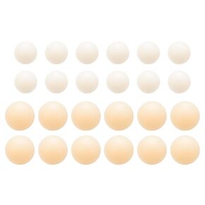 uxcell 24pcs Nylon Bearing Balls 4mm 5mm Solid Plastic Balls, Precision Mini Nylon Balls