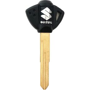 Motorcycle Blank Key Uncut Blade For Suzuki GSXR 600 750 1000 GSX1300R GSF 650 Black