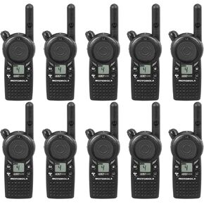 10 Pack of Motorola CLS1410 Two Way Radio Walkie Talkies (UHF)