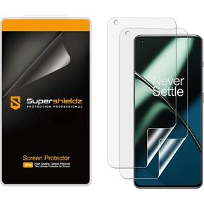 Supershieldz (2 Pack) Designed for OnePlus 11 5G Screen Protector, 0.12mm, High Definition Clear Shield (TPU)
