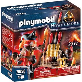 Playmobil 70228 Novelmore Knights Burnham Raiders Fire Master with Rocket Launcher, for Children from 4-10 Years, Fun Imaginative Role-Play, PlaySets Suitable for Children Ages 4+
