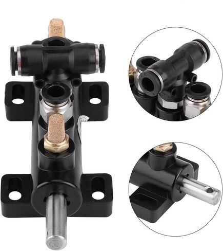 KIMISS Car Air Control Valve Foot Pedal Valve for Tire Changer Machine Supplies Tool Type B,Aluminum Alloy (White)(A) in Saudi Arabia