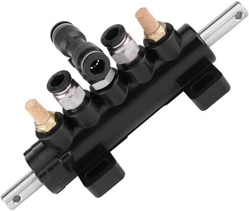 KIMISS Car Air Control Valve Foot Pedal Valve for Tire Changer Machine Supplies Tool Type B,Aluminum Alloy (White)(A) in Saudi Arabia