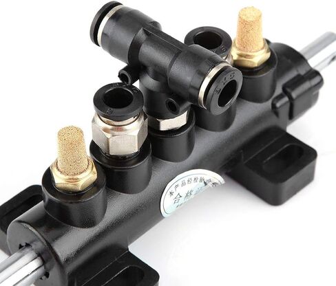 KIMISS Car Air Control Valve Foot Pedal Valve for Tire Changer Machine Supplies Tool Type B,Aluminum Alloy (White)(A) in Saudi Arabia