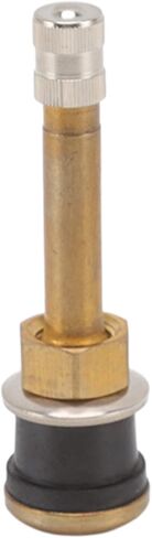The Truck Valve stem 10 Pcs Valve Stems Straight Brass Heavy Duty Clamp in Tubeless Truck Tire Valve Core Fits for approximate 0.625in/15.87mm Diameter Valve Rim Holes in Saudi Arabia