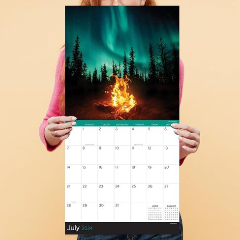 TF PUBLISHING 2024 Stargazing Mini Calendar | Large Grids for Appointments and Scheduling | Vertical Monthly Wall Calendar 2024 | Home and Office Organization | Premium Gloss Paper | 7"x7" in Saudi Arabia