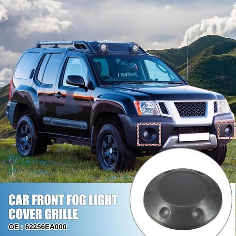 Front Left Right Side Fog Light Grille Cover No.62256EA000 Bumper Fog Lamp Frame Grille Cover Cap Trim for Nissan Xterra 2005-2015 (Set of 2) in Saudi Arabia