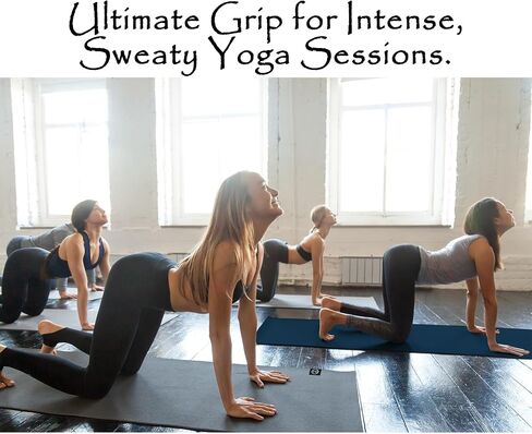 Hot Yoga Mat Towel Non Slip for Hot Yoga. Grippy Silicone Hot Yoga Towel Non Slip & Absorbent Microfiber Blend Gives You More Grip As You Drip! in Saudi Arabia