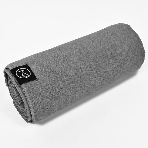 Hot Yoga Mat Towel Non Slip for Hot Yoga. Grippy Silicone Hot Yoga Towel Non Slip & Absorbent Microfiber Blend Gives You More Grip As You Drip! in Saudi Arabia
