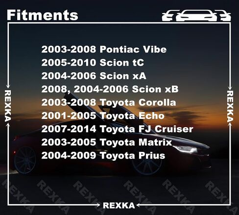 Rexka 15pcs Rocker Panel Moulding Mud Guard Retainers Clips for Toyota 76924-02010 Corolla Echo FJ Cruiser Matrix Prius GM 88970495 Pontiac Vibe 76924-52021 in Saudi Arabia