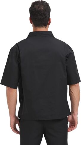 Nanxson Chef Coat Japanese Kimono Cardigan Sushi Jacket Short Sleeve Workwear for Kitchen,Cooking,Bistro CFM0074 in Kuwait