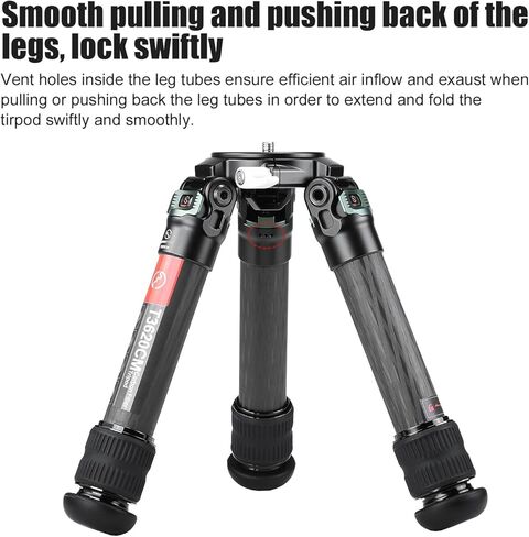 Sunwayfoto T3620CM 36mm,2 Sections,Short Heavy Duty Carbon Fiber Triopd for Video Photography and Rifle,Load 88lb(40kg) in Saudi Arabia
