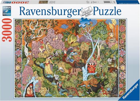 Ravensburger Garden of Sun Signs Puzzle - 3000-Piece Zodiac-Themed Jigsaw | Handcrafted Precision | Durable Blueboard | Perfect Interlocking Fit | FSC-Certified in Saudi Arabia