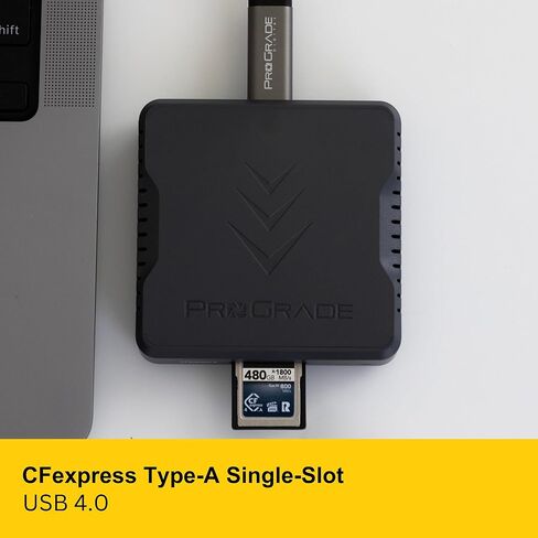 CFexpress Type A قارئ بطاقة الذاكرة ذو الفتحة الواحدة من ProGrade Digital | USB 4.0 لصانعي الأفلام المحترفين والمصورين ومنشئي المحتوى in Kuwait