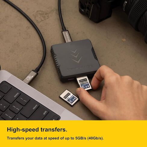 CFexpress Type A قارئ بطاقة الذاكرة ذو الفتحة الواحدة من ProGrade Digital | USB 4.0 لصانعي الأفلام المحترفين والمصورين ومنشئي المحتوى in Kuwait