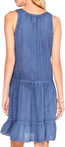 NIC+ZOE Women's Double Gauze Tiered Dress in Saudi Arabia