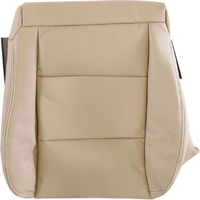 Front Driver Side Bottom Seat Cover Leather Ivory Tan Fit for Toyota Land Cruiser 1998-2007