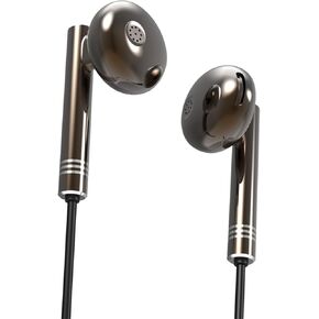 Wired Earbuds No Microphone Headphones with Long Cord Noise Cancelling in Ear Corded Headphones 3.5mm Bass Earbuds for Computer for Laptop for Tv for Pc for Android