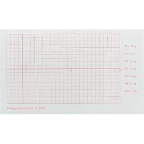Trigonometry Grid, Large Graphing Post-It Notes, 3 pack of 100 sheets, 300 sheets total