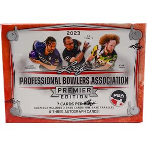 TSV 2023 Leaf Professional Bowlers Association Premier Edition Bowling Hobby Box 7 Cards per Box
