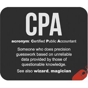Unique Accounting Mousepad Accountants Mouse Pad - CPA Certified Public Accountant Gift Mug Cup s Mousemat 9.2 Inch Mouse Mats T-Shirt Gag