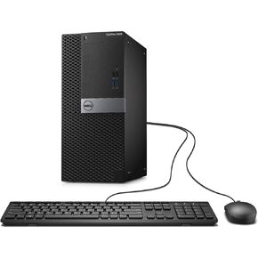 Dell OptiPlex 7050 MT Desktop Computer, Intel Quad Core i7-7700 3.4 GHz, 32GB DDR4 RAM, 1TB SSD, WiFi 6, Bluetooth 5.2, HDMI, Keyboard & Mouse, Windows 10 Pro (Renewed)