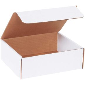 BOX USA BML973 9"L x 7 1/2"W x 3"H, White (Pack of 50)