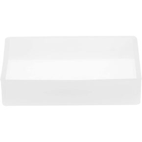 Rectangle Silicone Resin Mold Epoxy Resin Mold 4.3"x2.6" Cube Casting Mold for DIY Jewelry Dried Flower Leaf