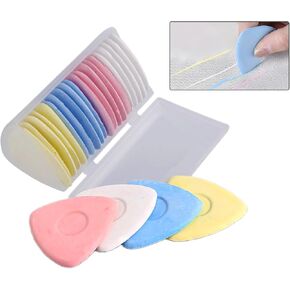 Tailors Chalk,20 Pack Triangle Tailor's Fabric Marker Chalk,Fabric Chalk Markers for Sewing,Sewing Notions & Accessories (Multicolor)
