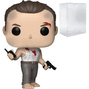 POP Die Hard - John McClane Funko Pop! Vinyl Figure (Bundled with Compatible Pop Box Protector Case), Multicolor, 3.75 inches